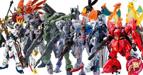 Gundam PokÉmon 11 Nuevos Model Kits Bandai Hobby En Desierto Robot