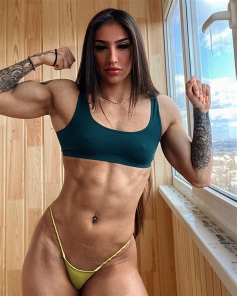 Bakhar Nabieva Hot Fitness Girls Muscular Women Fitness Models Female