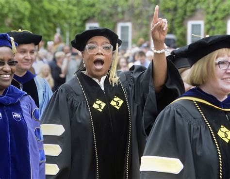 Oprah Tells Grads To Seek Fulfillment In Service The Boston Globe