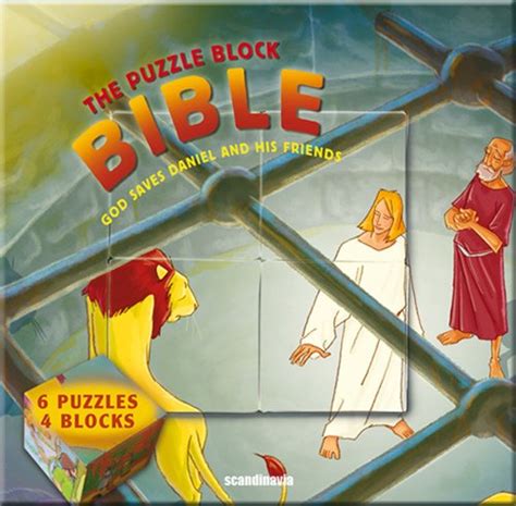 95 blood of the gods : Puzzle Block Bible - God Saves Daniel and His Friends ...