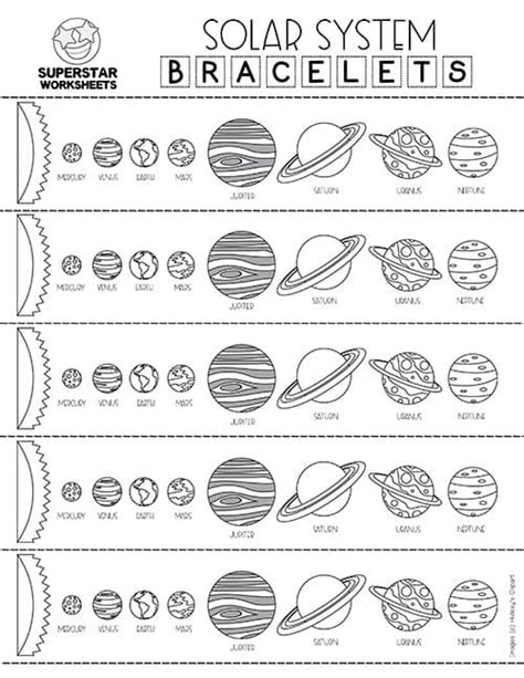 Planets In Order From The Sun Worksheet