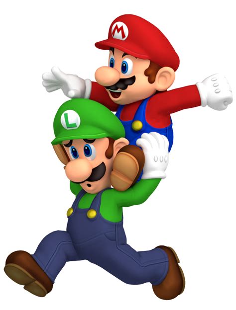 Mario And Luigi Superstar Saga Artwork Render by Nintega-Dario | Super png image