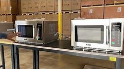 1000w 2100w 1800 Watts Heavy Duty Commercial Microwave Oven 1 .2 cuft Commercial Microwave