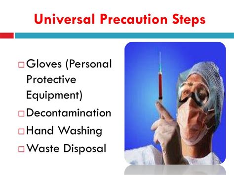 Ppt Universal Health Care Precautions Powerpoint Presentation Free
