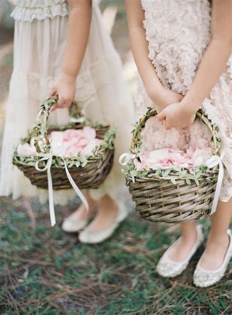 27 Cutest Flower Girl Baskets And Their Alternatives Flower Girl