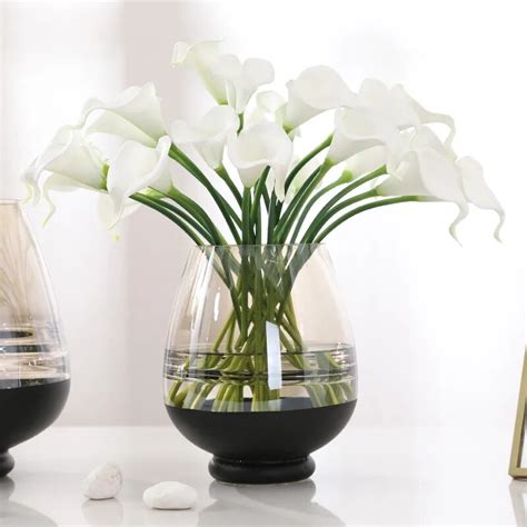 Pcs Fake Calla Lily Artificial Flower Decorations For Home Cm
