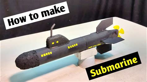 How To Make Submarine At Home Kids Model Kids Craft Idea Science