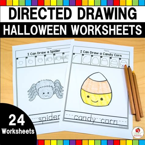 Halloween Directed Drawing Worksheets United Teaching