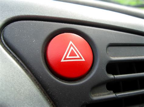 Hazard Warning Flasher Button