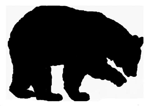 Bear Clipart Silhouette Bear Silhouette Transparent Free For Download