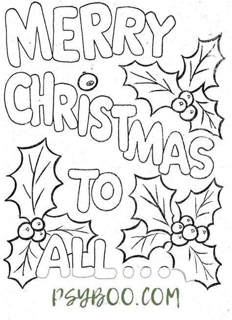 Https://wstravely.com/coloring Page/merry Christmas Coloring Pages Pdf