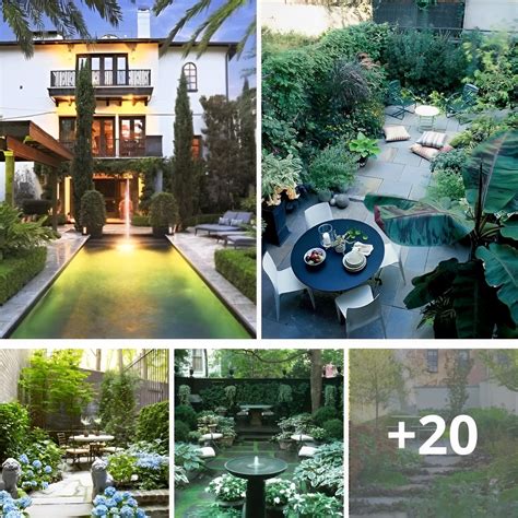49 Beautiful Townhouse Courtyard Garden Designs
