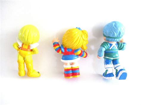 Set Of 3 Vintage Rainbow Brite 1983 Hallmark Pvc Figurine