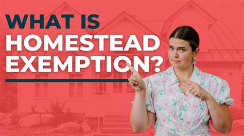 What Is A Homestead Exemption Youtube
