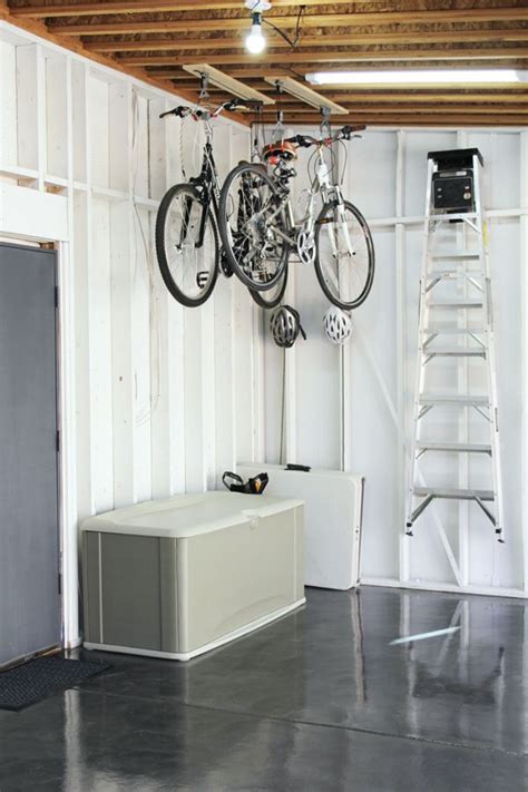 Brilliant Ways To Organize The Garage Bike Storage Garage Ceiling