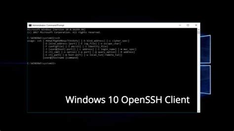 How To Enable New Built In Windows 10 OpenSSH Client