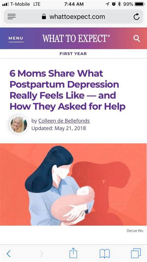 What To Expect Postpartum Depression On Behance