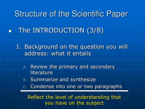 Ppt Scientific Writing Part Ii July 23 2003 Powerpoint Presentation