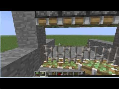 Additionally, many types of stone and brick in minecraft can be made into walls and perform the same useful or decorative function as a fence. How to Build an Iron Gate in Minecraft - YouTube