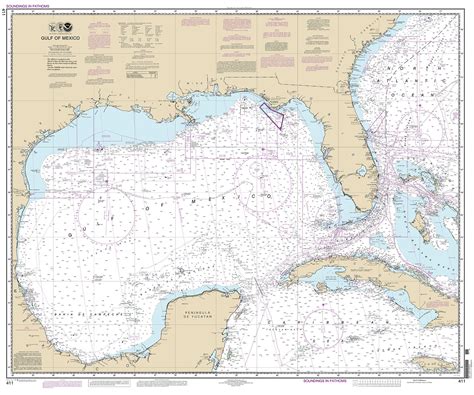 Depth Chart Gulf Of Mexico Depth Map