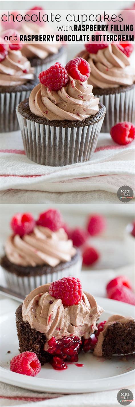 These coconut cream pie cupcakes feature light, moist and airy coconut cupcakes filled with coconut custard, topped with creamy coconut frosting and dipped in toasted coconut. Chocolate Cupcakes with Raspberry Filling and Raspberry ...