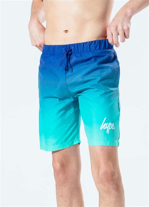 Hype Blue Fade Kids Swim Shorts