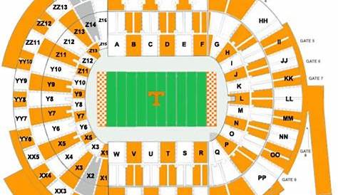 vols stadium seating chart