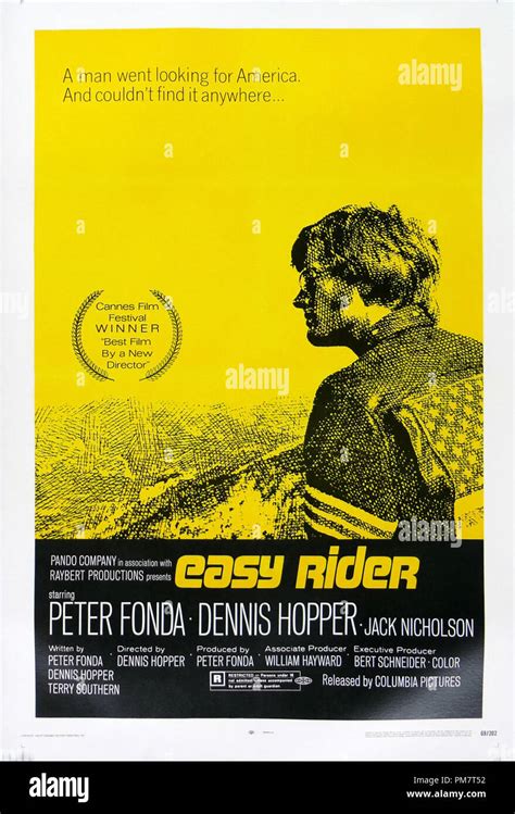 Peter Fonda Easy Rider 1969 Columbia Poster File Reference 31386