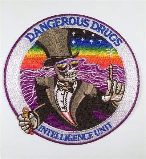 Trippy Dea Agent Patches Boing Boing