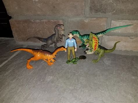 Jurassic World Park Legacy Collection Mattel 6 Pack Alan Grant And Dinosaurs 5600 Picclick