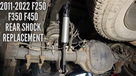 2011 2022 Ford F250 F350 F450 Rear Shock Replacement YouTube