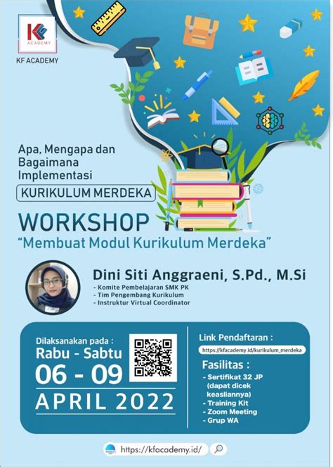 Pendaftaran Workshop 32 JP Membuat Modul Kurikulum Merdeka KF Academy