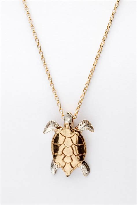 Silver And Solid Gold Turtle Pendant Simon Kemp Jewellers