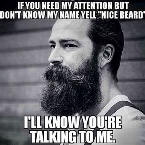 if you need my attention but do not know my name yell nice beard meme great beards awesome