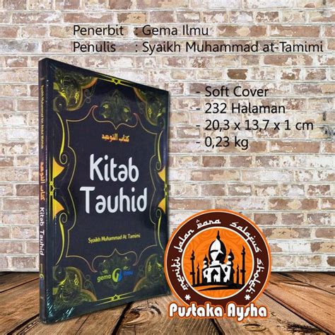 Jual Kitab Tauhid Gema Ilmu Pustaka Aysha Di Lapak Pustaka Aysha