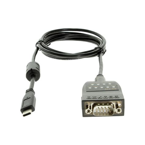 Usb C To Serial Rs232 Adapter With Led Indicators Usb 20