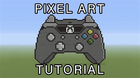 Minecraft Mini Pixel Art Tutorial Xbox One Controller Youtube