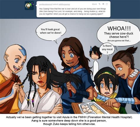 Ask The Gaang 2 Avatar Funny Avatar Cartoon Avatar Airbender
