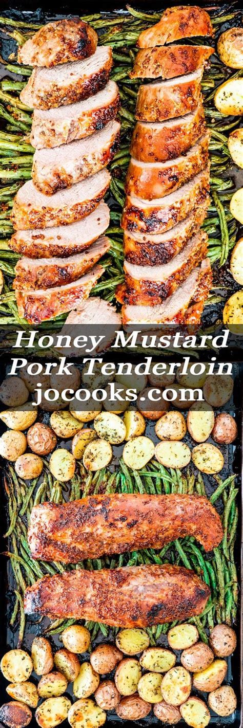Baking chicken tenders in foil is a quick, simple way to save calories and cut down to fat. This Honey Mustard Pork Tenderloin is baked to perfection ...