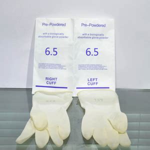 Xl Yellow Powdered Sterile Latex Surgeon S Gloves From China
