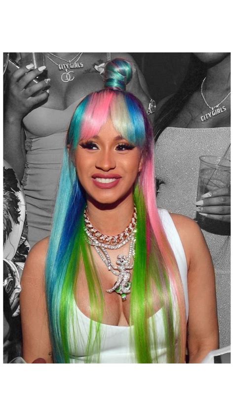 Cardi B Wigs And Reveals Her Natural Hair Wigs Goldea