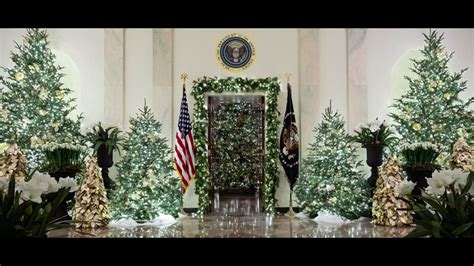 First Lady Melania Trump Reveals White House Christmas Decorations