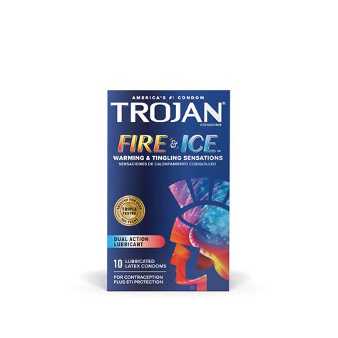 Trojan™ Fire And Ice™ Condoms Hot And Cold Condom Trojan™