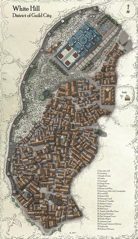 White Hill By Vincent L Fantasy City Map Fantasy World Map Fantasy