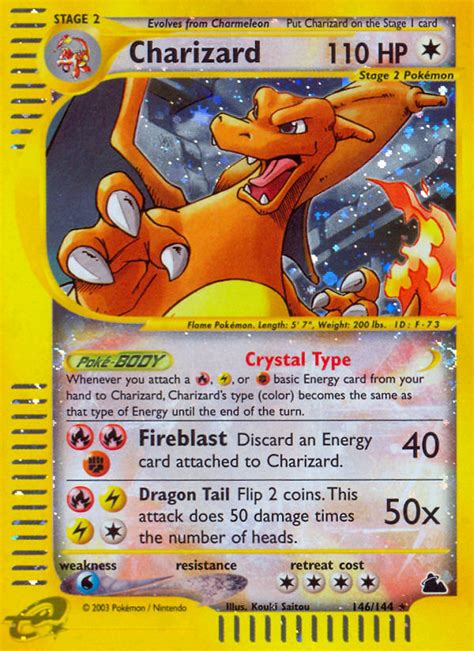 Our pokemon card value finder is the largest tcg lookup database that is updated on an hourly basis. Charizard #146 Skyridge - Pokefol.io - Current & Historical Prices For Pokemon Cards