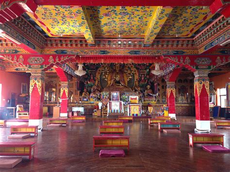 Gompa In Kopan Monastery Kathmandu Nepal Architecture Tibetan Buddhism