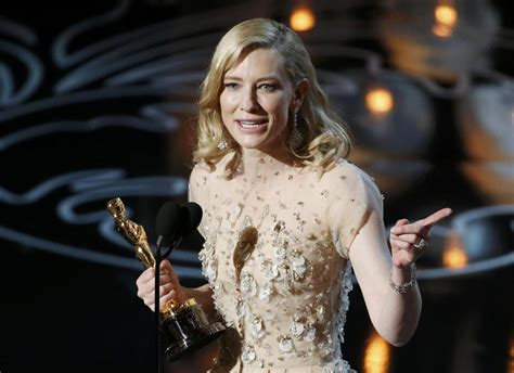 Cate Blanchett Wins Best Actress Oscar For Blue Jasmine Reuters
