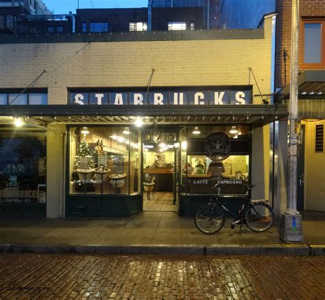 Early Morning At 1912 Pike Place Starbucks