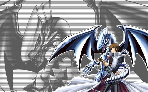 Yugioh Blue Eyes White Dragon Wallpapers Wallpaper Cave