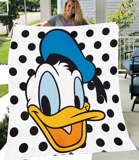 Donald Duck Quilt Blanket Blanket For Disney Fan Bedding Etsy